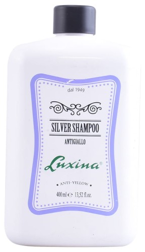 LUXINA Silver Shampoo - SZAMPON DO BIAŁYCH I SIWYCH WŁOSÓW, 400ml