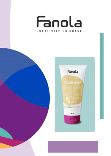 Maska do włosów Fanola Color koloryzująca do włosów 200ml blond - ciepły 