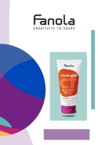 Maska do włosów Fanola Color koloryzująca do włosów 200ml miedź - miedziana 