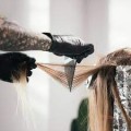 Grzebień trójkąt V : do Foliayage -  Babylight - Air Touch -  Sombre - Baleyage 