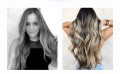 Grzebień trójkąt V : do Foliayage -  Babylight - Air Touch -  Sombre - Baleyage 