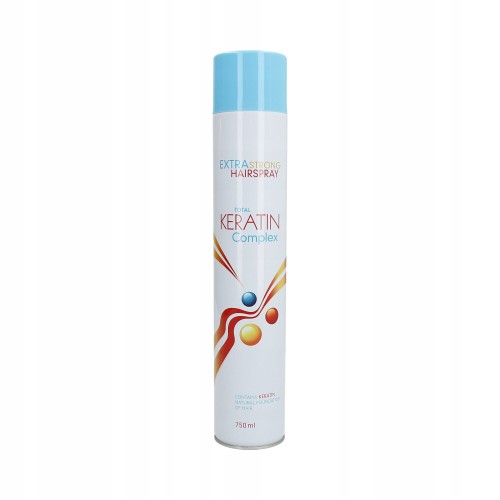 Lakier do włosów CeCe Keratin Complex extra mocny z keratyną 750ml