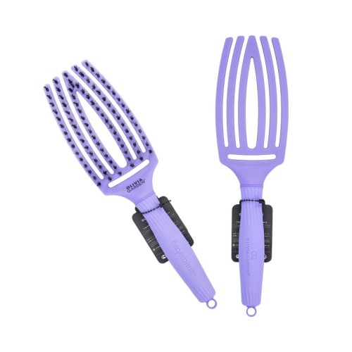 OLIVIA GARDEN FINGER BRUSH COMBO MEDIUM, SZCZOTKA DO WŁOSÓW LAVENDER 