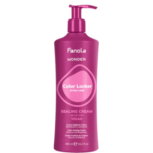  Krem uszczelniający do włosów farbowanych zakwaszający FANOLA WONDER COLOR LOCKER 480ml