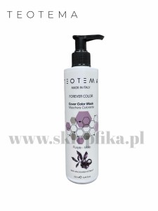 Maska do włosów  koloryzująca FIOŁKOWA - NO YELLOW TEOTEMA Forever Cover Color Mask 250ml  