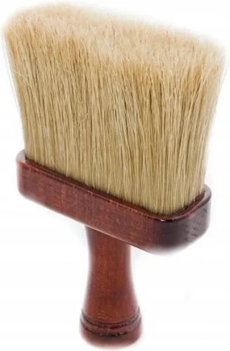 Karkówka Drewniana Włosie Naturalne Zmiotka Pędzel do włosów