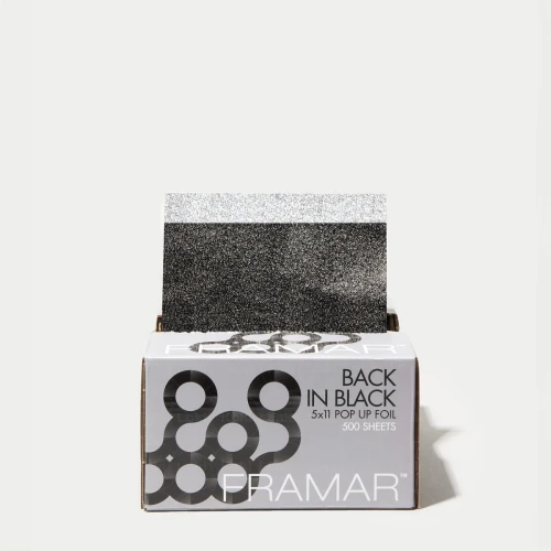 FRAMAR Folia do koloryzacji Pop Up Black In Black 500 szt.