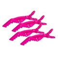 Framar Gator Grips, klipsy do włosów, różowe, 4szt.