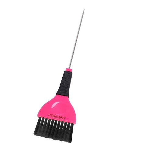 FRAMAR PIM TAIL BRUSH - pędzel do koloryzacji ze szpikulcem różowy