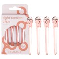 Framar Tight Tension Clips, klipsy do włosów 4szt ROSE GOLD