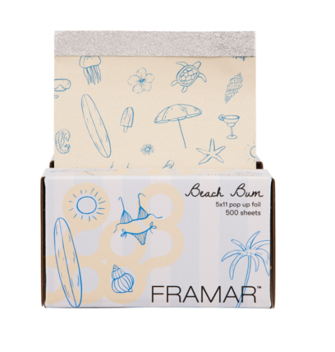 FRAMAR Folia do koloryzacji BEACH BUM 500 szt / LIMITED EDITION