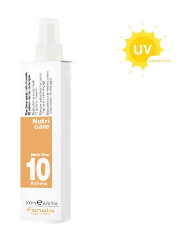 Maska do włosów regenerująco nawilżający FANOLA NOURISHING One-10 Action (rekonstrukcja + nawilżenie)  bez spłukiwania 200ml  